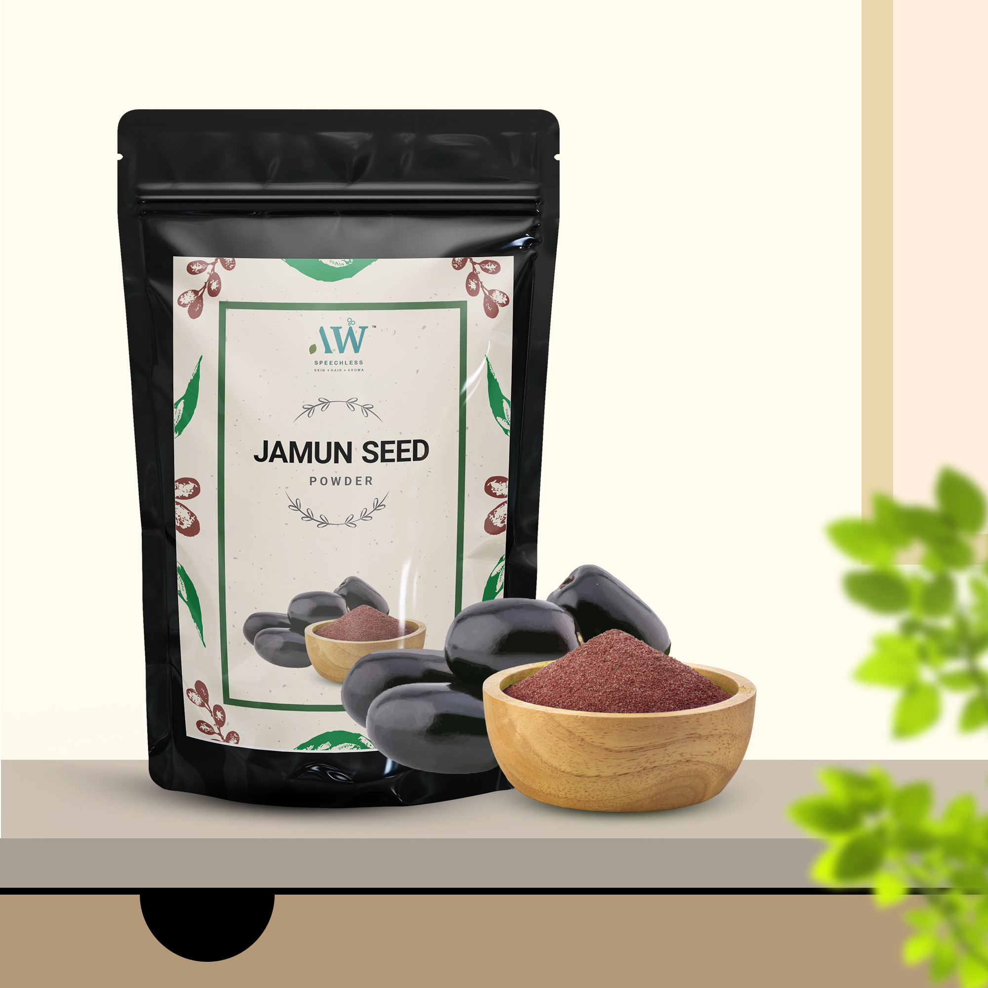 JAMUN SEED COLOURED BG